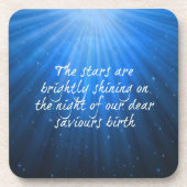 星は輝く救世主の親愛誕生 コースター (正面)