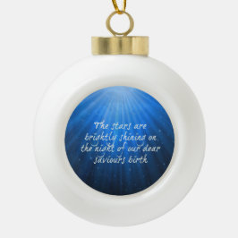星は輝く救世主の親愛誕生 セラミックボールオーナメント
