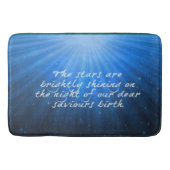 星は輝く救世主の親愛誕生 バスマット (正面)