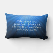 星は輝く救世主の親愛誕生 ランバークッション (裏面)