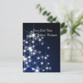 星は闇がなければ輝けない - 励ましの言葉 ポストカード (スタンド正面)