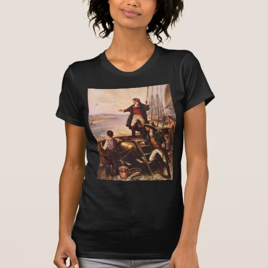 星はPercy Moranによって旗をちりばめました Tシャツ (正面)