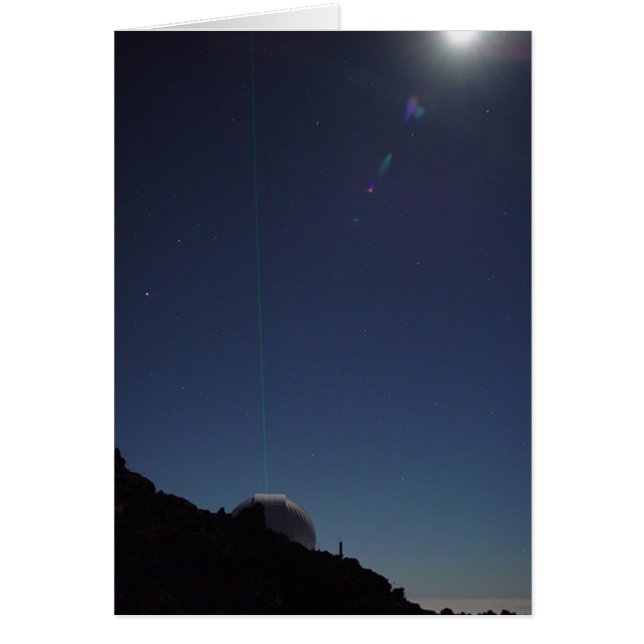 星へのレーザー (正面)