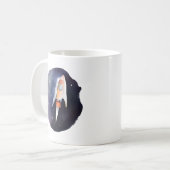 星へのロケット：お洒落宇宙の旅 コーヒーマグカップ (正面左)