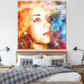 星への旅 キャンバスプリント (インサイチュ (寝室))