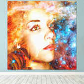 星への旅 キャンバスプリント (インサイチュ (ウッドフロア))