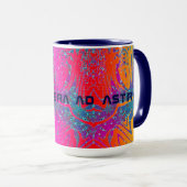 星へ – このネオンカラフルで マグカップ (正面右)