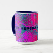 星へ – このネオンカラフルで マグカップ (正面左)