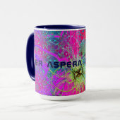 星へ – このネオンカラフルで マグカップ (正面左)