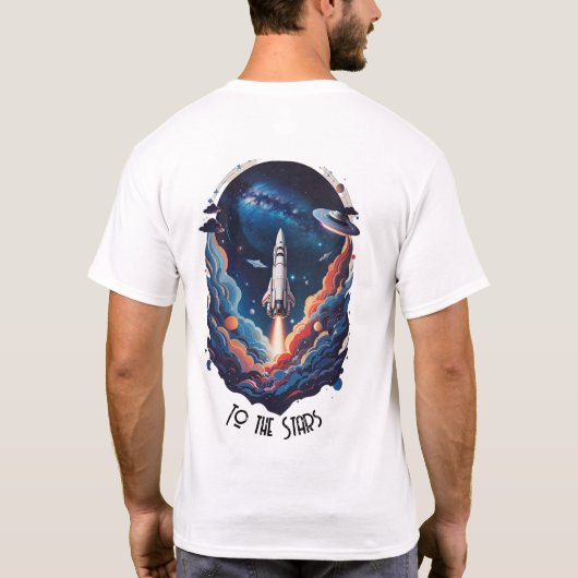 星へ | Tシャツ (裏面)