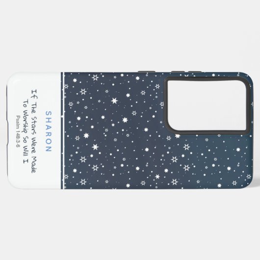 星もしは礼拝するように作られた SAMSUNG GALAXYケース (左側面)