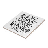 星もしは礼拝のために作られた タイル (側面)