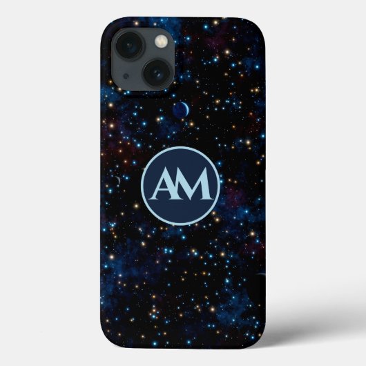 星や惑星が浮かぶ夜空パーソナライズされた Case-Mate iPhoneケース (裏面)