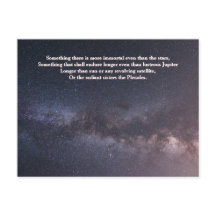 「星よりも不滅のもの」名言 銀河