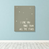 星よりも愛してる キャンバスプリント (インサイチュ (ウッドフロア))