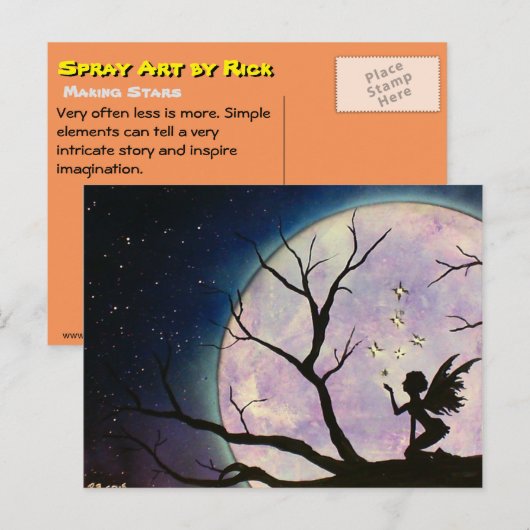 星を作る ポストカード (正面/裏面)