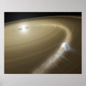 星を切り裂のまわりにかれる彗星 ポスター (正面)