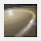 星を切り裂のまわりにかれる彗星 マグネット (正面)