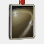 星を切り裂のまわりにかれる彗星 メタルオーナメント (右)