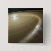 星を切り裂のまわりにかれる彗星 缶バッジ (正面)