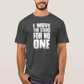 星を動かす者が無い Tシャツ (正面)