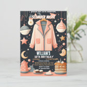 星を取得スリーポバースランバーパーティー13th誕生日 招待状 (スタンド正面)