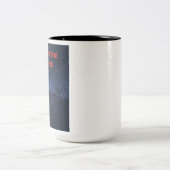 星を巡る銀河の夢想家 コーヒーマグ ツートーンマグカップ (中央)