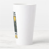 星を恋しく思う カフェラテマグ (正面)
