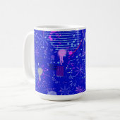 星を想像する コーヒーマグカップ (正面左)