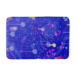 星を想像する バスマット