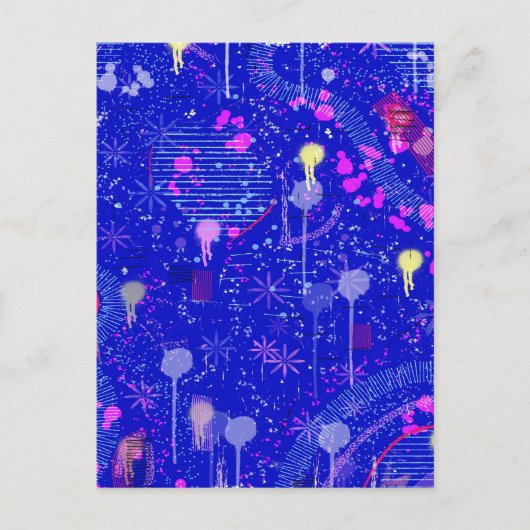 星を想像する ポストカード (正面)
