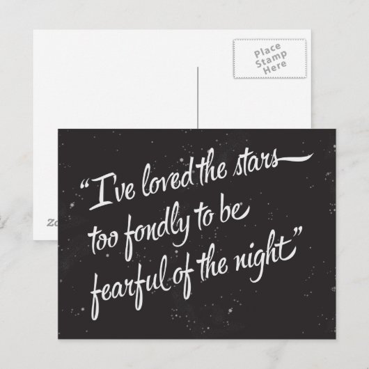 星を愛した ポストカード (正面/裏面)