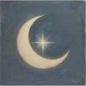 星を抱く月 🌌🎨 シール (正面)