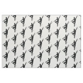 星を持つオスのダンサー ファブリック (ファットクウォーター)