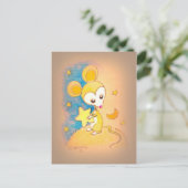 星を持つネズミ ポストカード (スタンド正面)