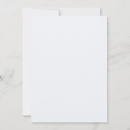 星を持つミニマルな白をテーマにしたクリスマス 招待状 (裏面)