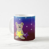 星を持つ小さな熊 コーヒーマグカップ (正面左)