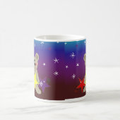 星を持つ小さな熊 コーヒーマグカップ (中央)