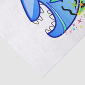 星を持つ青い熱帯ピランハ 薄葉紙 (詳細)