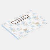 星を持つ青とタンのテディベア ゲストブック (コーナー)