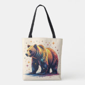 星を持つ トートバッグ (裏面)