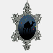 星を捜すこと スノーフレークピューターオーナメント (左)