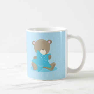 星を握っているベビーくまの警官 コーヒーマグカップ