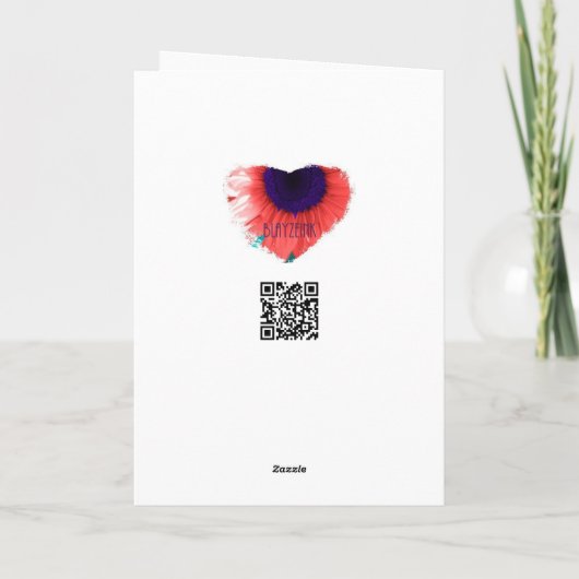 星を望む天使 – 明るい青の濃淡 シーズンカード (裏面)