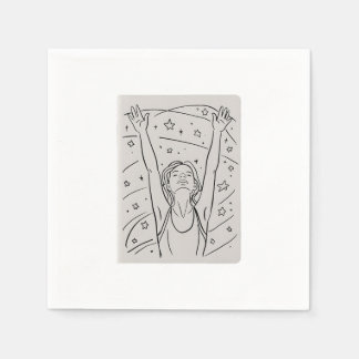 星を求めてリーチ スタンダードカクテルナプキン