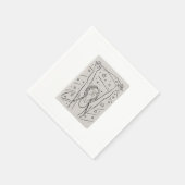 星を求めてリーチ スタンダードカクテルナプキン (角)