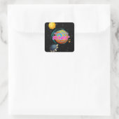 星を求めて手を伸ばす スクエアシール (バッグ)