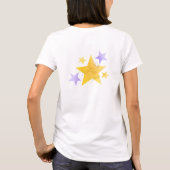 星を求めて手を伸ばす Tシャツ (裏面)
