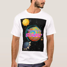 星を求めて手を伸ばす Tシャツ