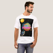 星を求めて手を伸ばす Tシャツ (正面フル)